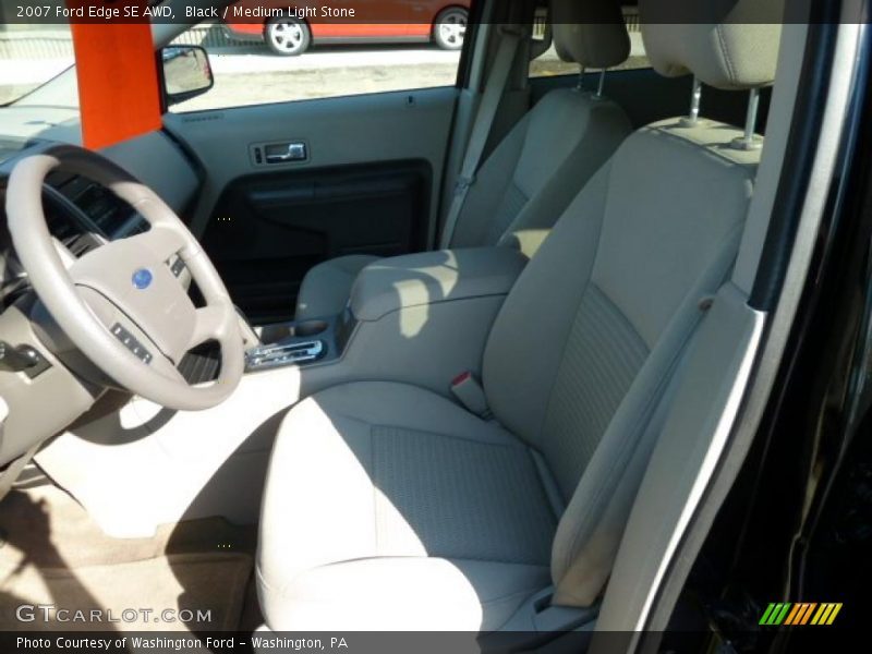 Black / Medium Light Stone 2007 Ford Edge SE AWD