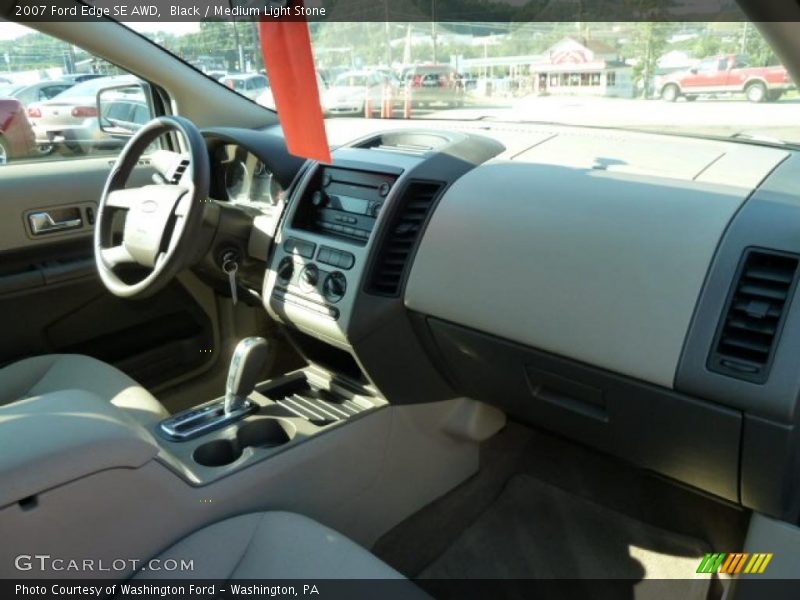 Black / Medium Light Stone 2007 Ford Edge SE AWD