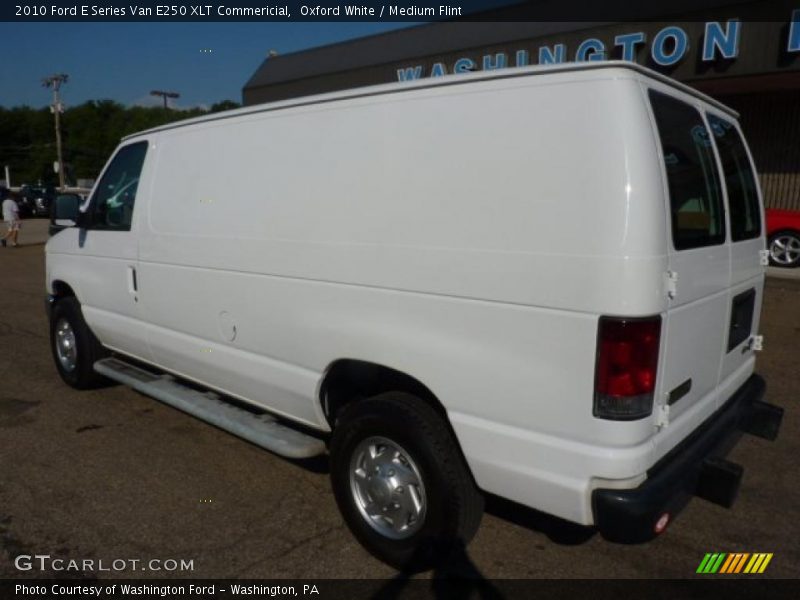 Oxford White / Medium Flint 2010 Ford E Series Van E250 XLT Commericial