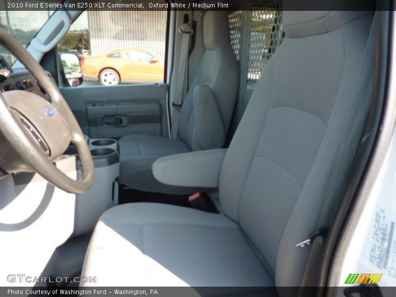 Oxford White / Medium Flint 2010 Ford E Series Van E250 XLT Commericial