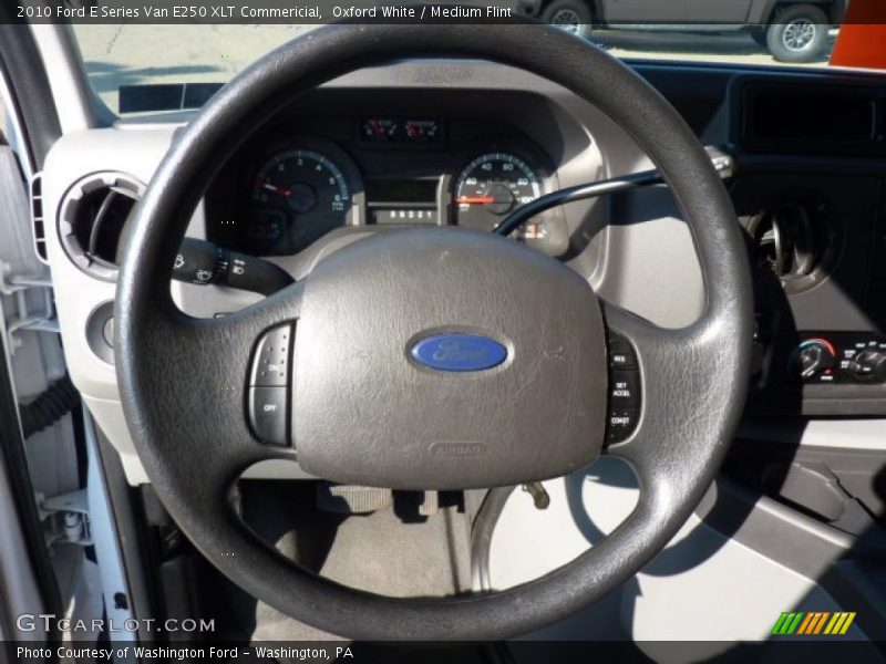 Oxford White / Medium Flint 2010 Ford E Series Van E250 XLT Commericial