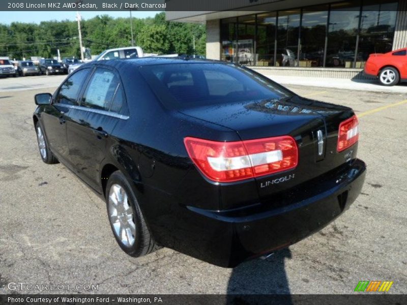 Black / Dark Charcoal 2008 Lincoln MKZ AWD Sedan