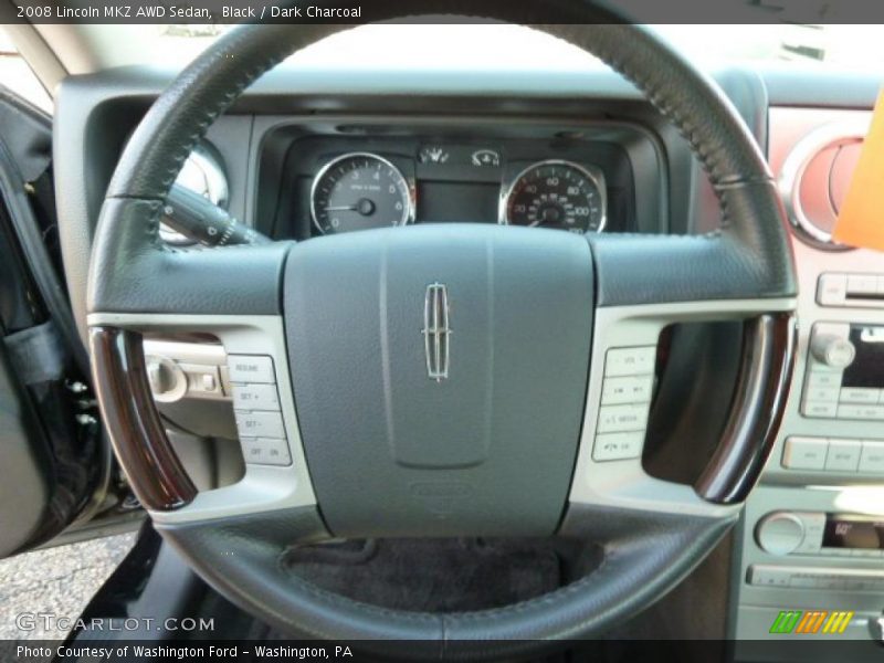 Black / Dark Charcoal 2008 Lincoln MKZ AWD Sedan