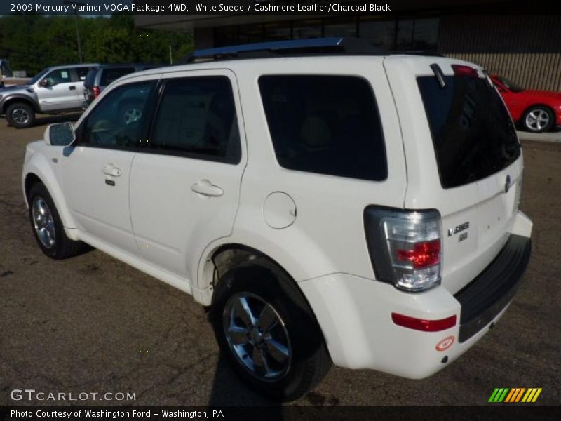 White Suede / Cashmere Leather/Charcoal Black 2009 Mercury Mariner VOGA Package 4WD