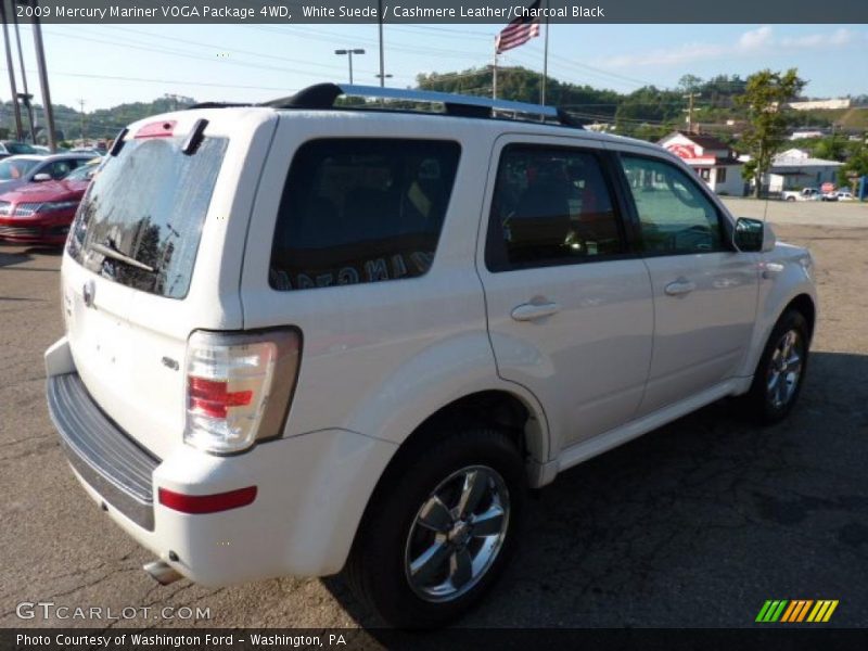 White Suede / Cashmere Leather/Charcoal Black 2009 Mercury Mariner VOGA Package 4WD