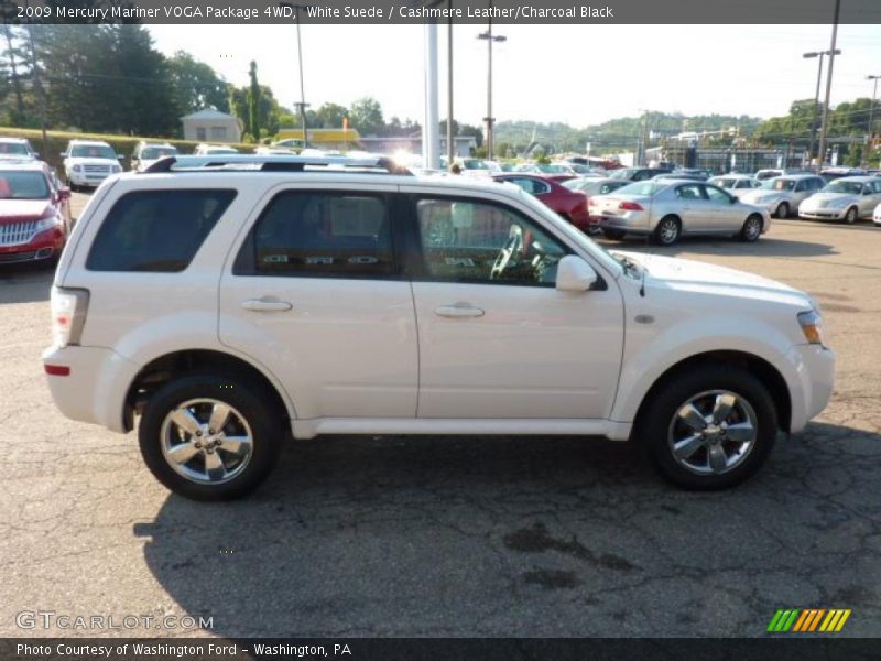 White Suede / Cashmere Leather/Charcoal Black 2009 Mercury Mariner VOGA Package 4WD
