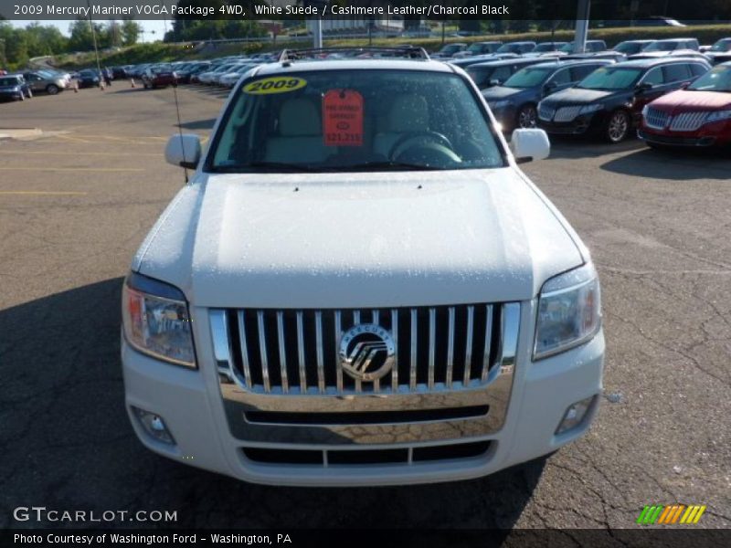 White Suede / Cashmere Leather/Charcoal Black 2009 Mercury Mariner VOGA Package 4WD