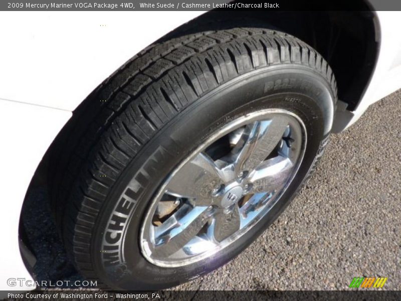 White Suede / Cashmere Leather/Charcoal Black 2009 Mercury Mariner VOGA Package 4WD