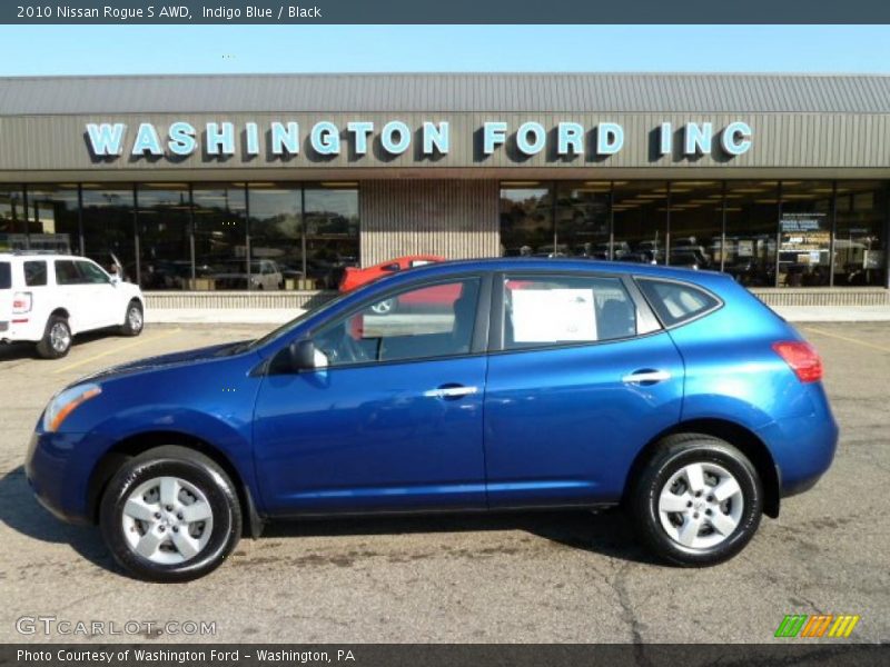 Indigo Blue / Black 2010 Nissan Rogue S AWD