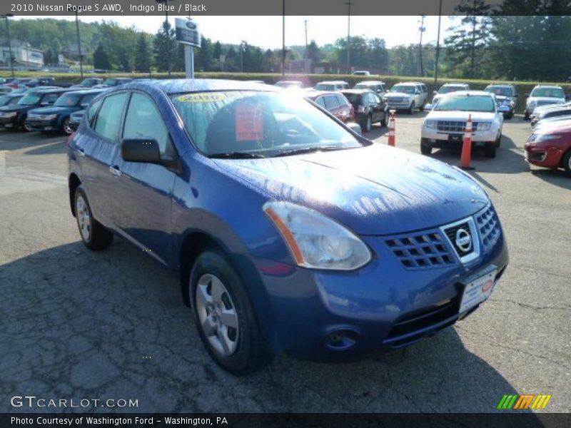 Indigo Blue / Black 2010 Nissan Rogue S AWD
