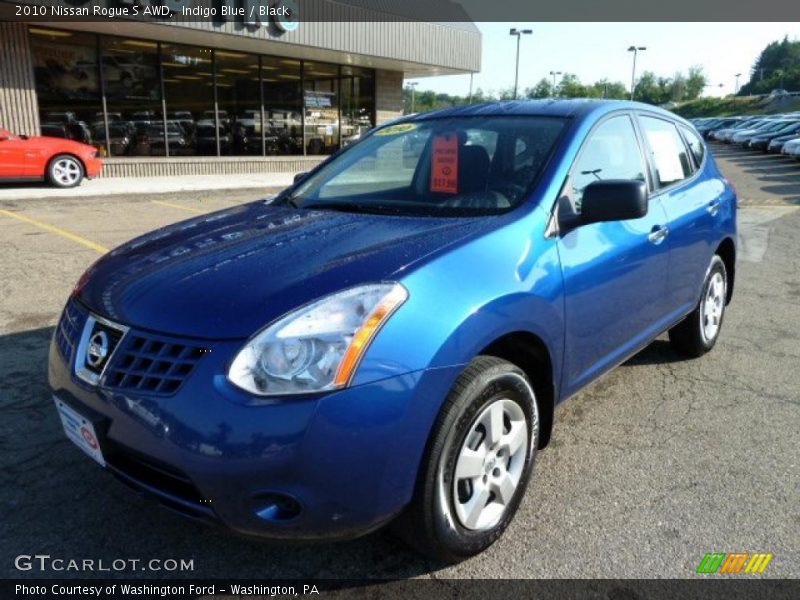 Indigo Blue / Black 2010 Nissan Rogue S AWD