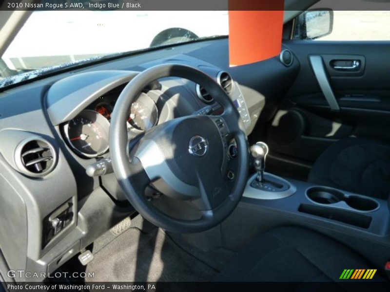 Indigo Blue / Black 2010 Nissan Rogue S AWD
