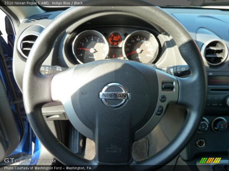 Indigo Blue / Black 2010 Nissan Rogue S AWD