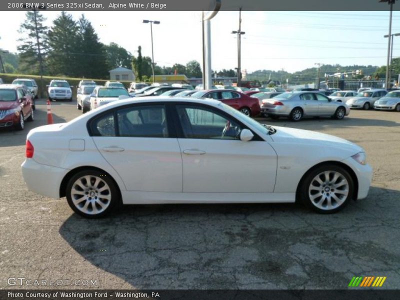 Alpine White / Beige 2006 BMW 3 Series 325xi Sedan