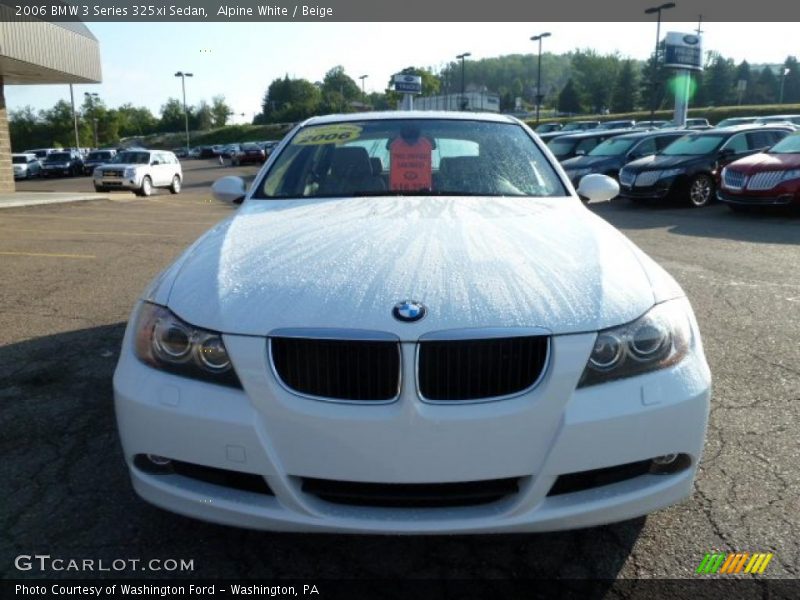 Alpine White / Beige 2006 BMW 3 Series 325xi Sedan