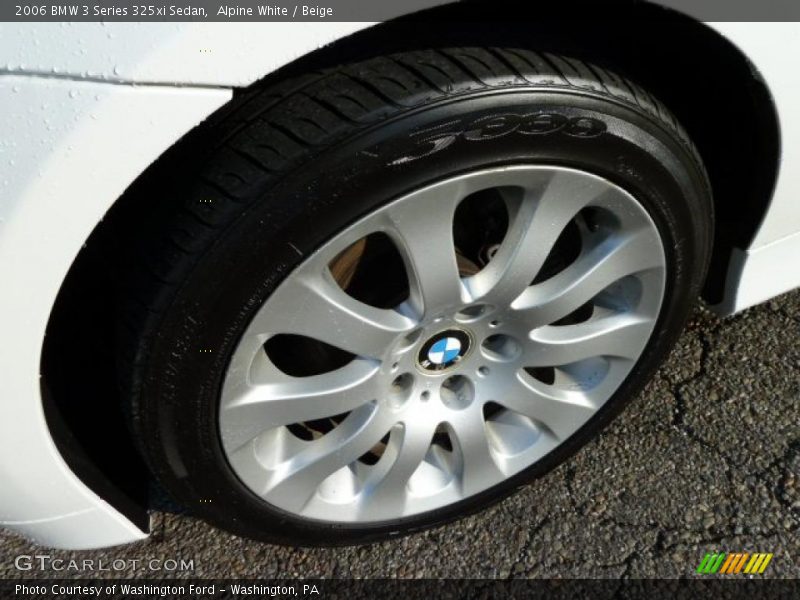 Alpine White / Beige 2006 BMW 3 Series 325xi Sedan