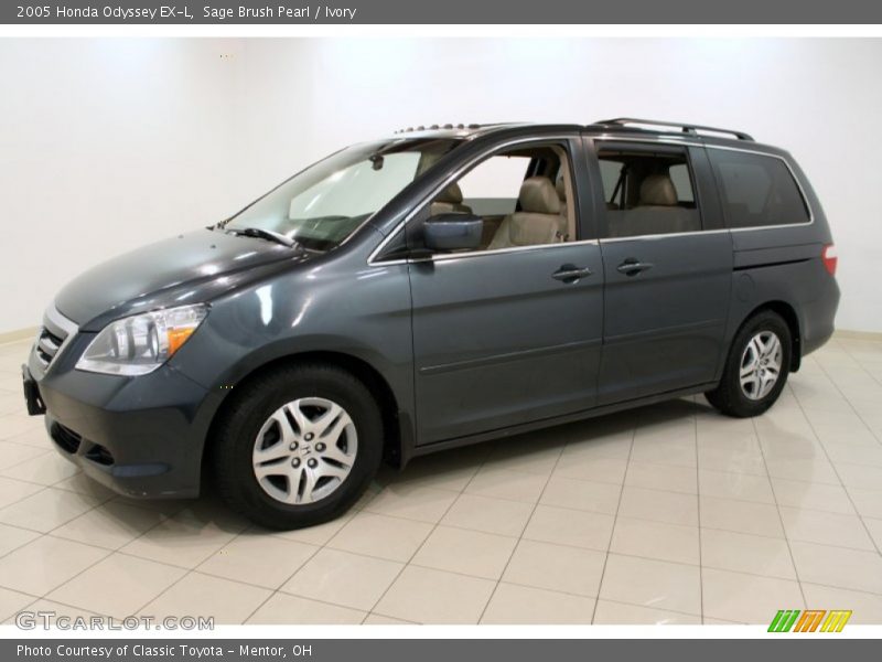 Sage Brush Pearl / Ivory 2005 Honda Odyssey EX-L