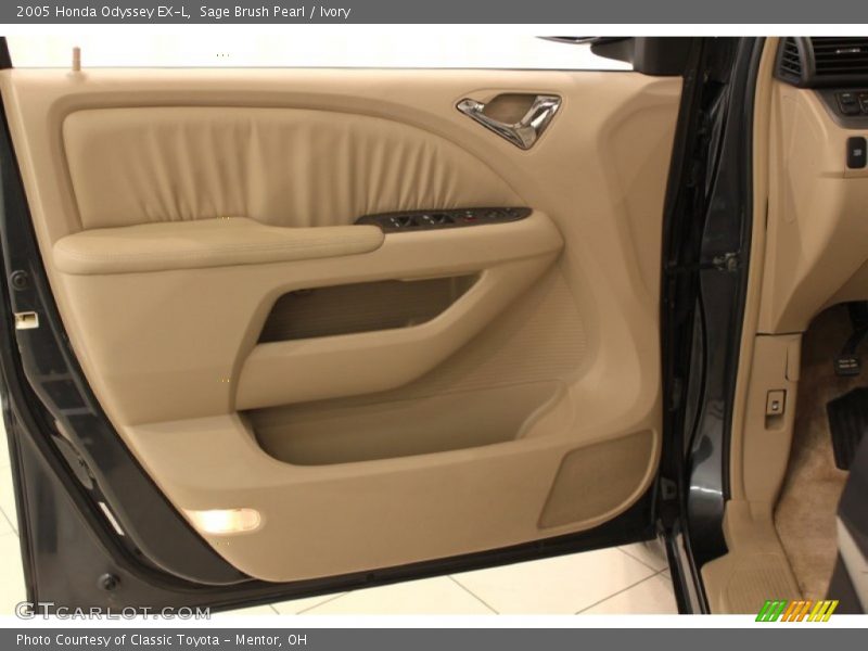 Sage Brush Pearl / Ivory 2005 Honda Odyssey EX-L