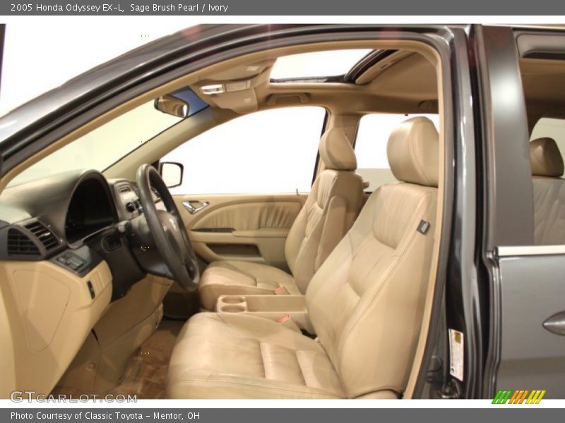 Sage Brush Pearl / Ivory 2005 Honda Odyssey EX-L