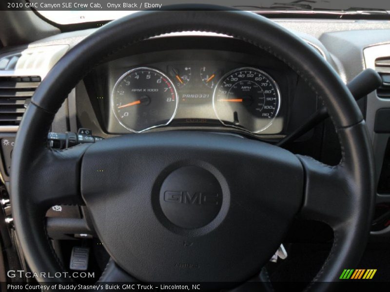 Onyx Black / Ebony 2010 GMC Canyon SLE Crew Cab