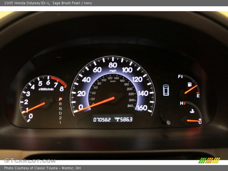 Sage Brush Pearl / Ivory 2005 Honda Odyssey EX-L