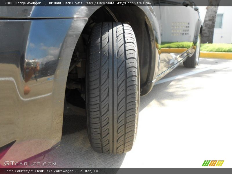 Brilliant Black Crystal Pearl / Dark Slate Gray/Light Slate Gray 2008 Dodge Avenger SE