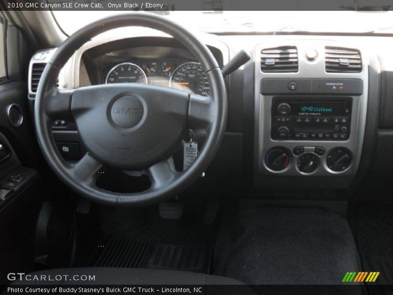 Onyx Black / Ebony 2010 GMC Canyon SLE Crew Cab