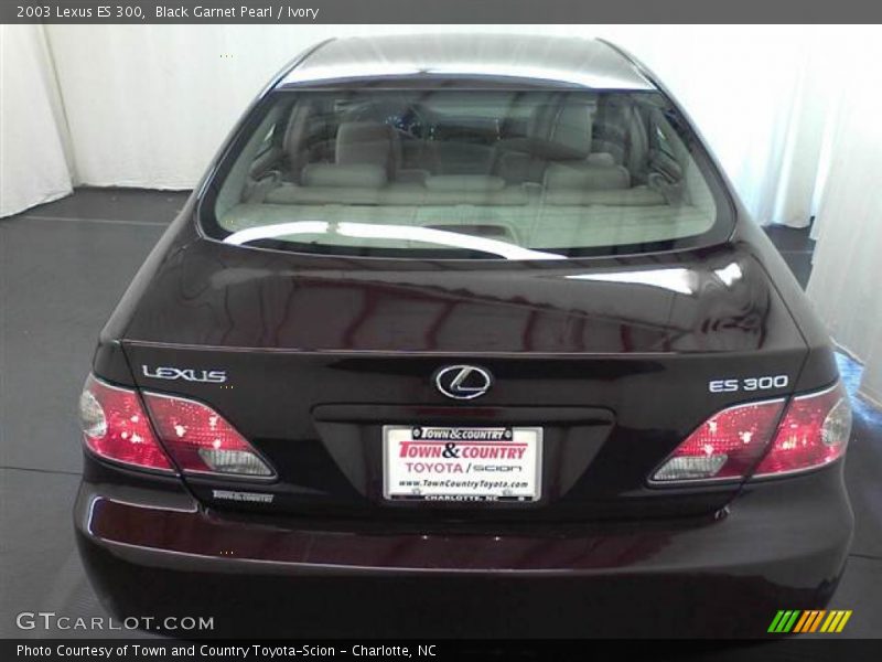 Black Garnet Pearl / Ivory 2003 Lexus ES 300