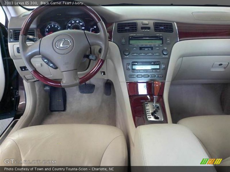 Black Garnet Pearl / Ivory 2003 Lexus ES 300