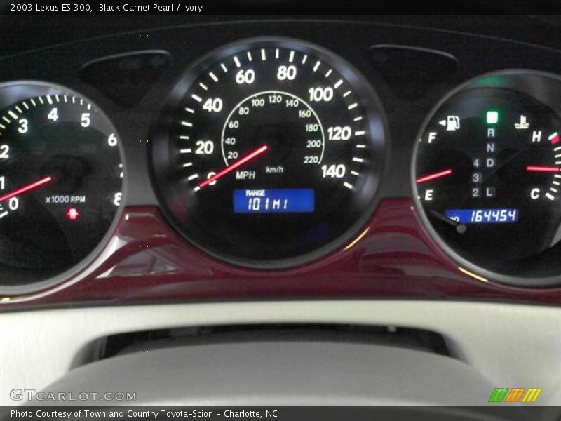 Black Garnet Pearl / Ivory 2003 Lexus ES 300