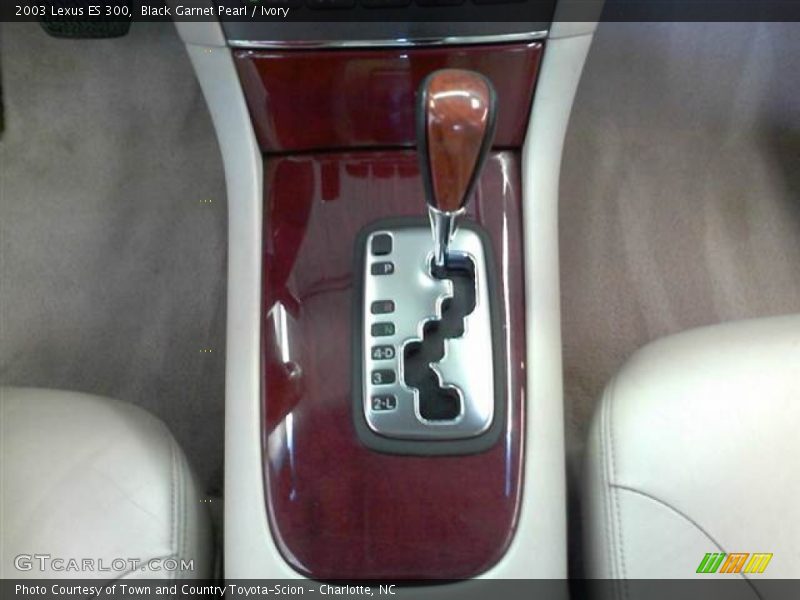 Black Garnet Pearl / Ivory 2003 Lexus ES 300