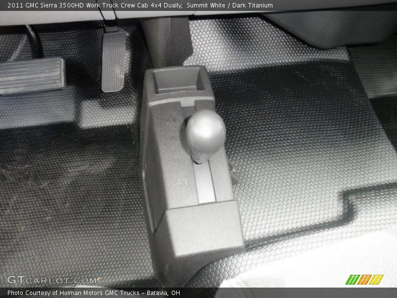 Summit White / Dark Titanium 2011 GMC Sierra 3500HD Work Truck Crew Cab 4x4 Dually