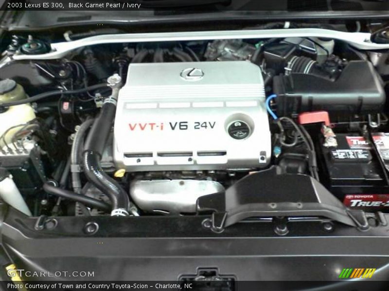 Black Garnet Pearl / Ivory 2003 Lexus ES 300