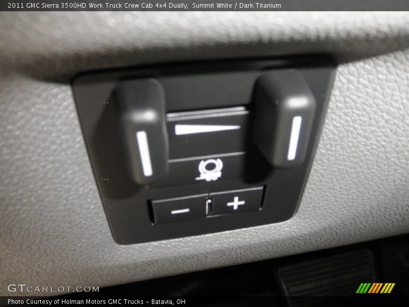 Summit White / Dark Titanium 2011 GMC Sierra 3500HD Work Truck Crew Cab 4x4 Dually