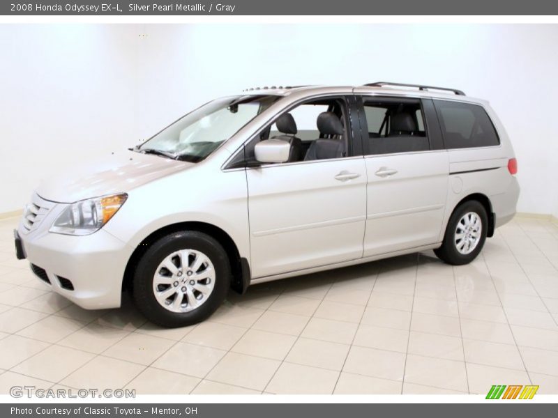 Silver Pearl Metallic / Gray 2008 Honda Odyssey EX-L