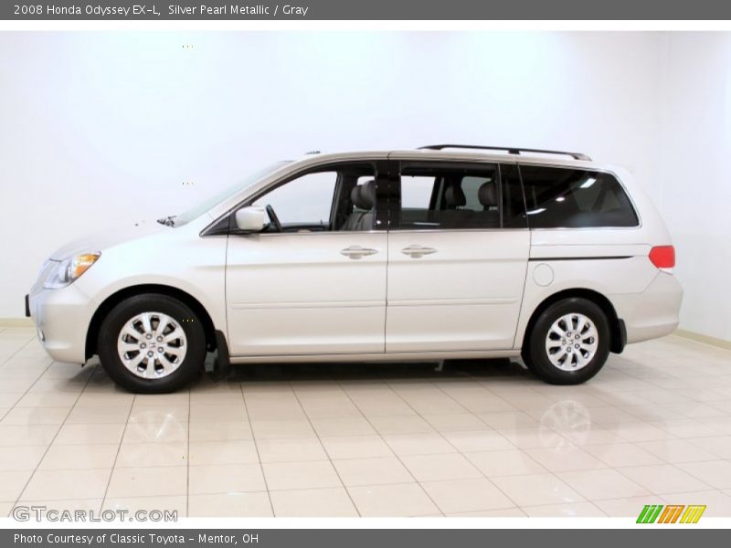 Silver Pearl Metallic / Gray 2008 Honda Odyssey EX-L