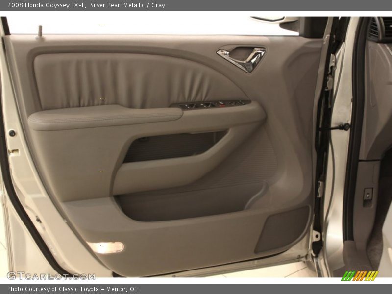 Silver Pearl Metallic / Gray 2008 Honda Odyssey EX-L