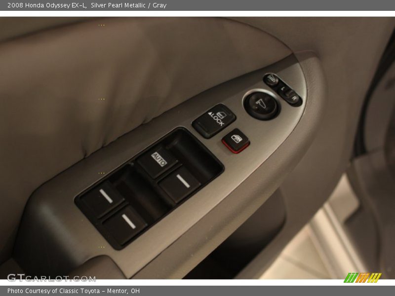 Silver Pearl Metallic / Gray 2008 Honda Odyssey EX-L