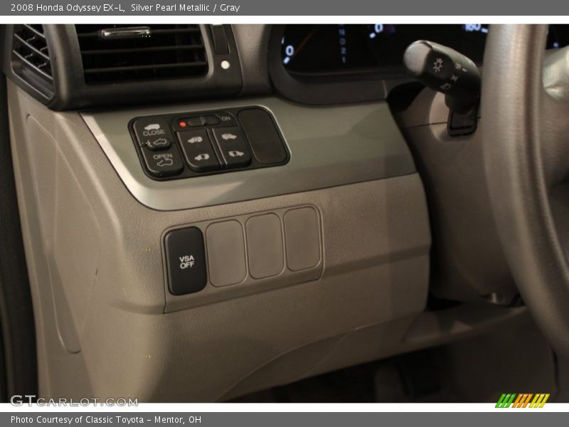 Silver Pearl Metallic / Gray 2008 Honda Odyssey EX-L