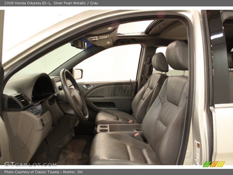 Silver Pearl Metallic / Gray 2008 Honda Odyssey EX-L