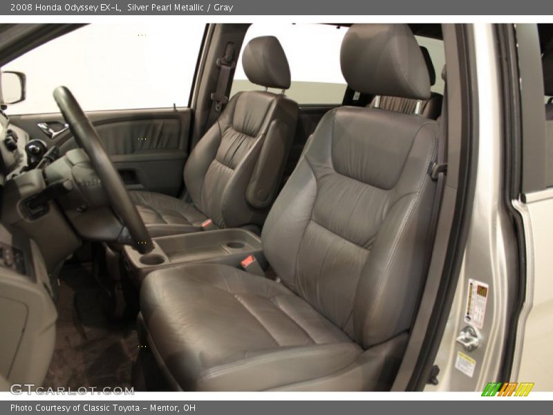 Silver Pearl Metallic / Gray 2008 Honda Odyssey EX-L