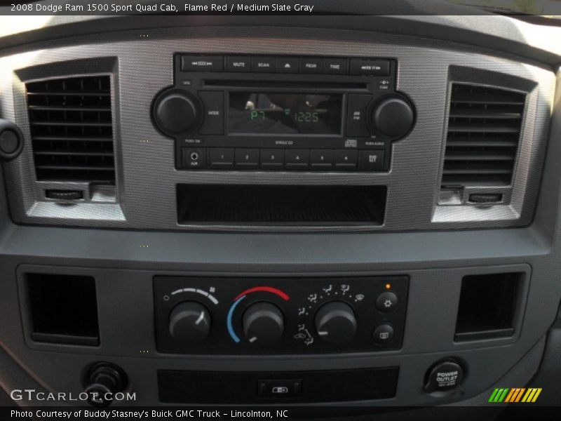 Flame Red / Medium Slate Gray 2008 Dodge Ram 1500 Sport Quad Cab