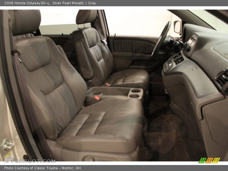 Silver Pearl Metallic / Gray 2008 Honda Odyssey EX-L
