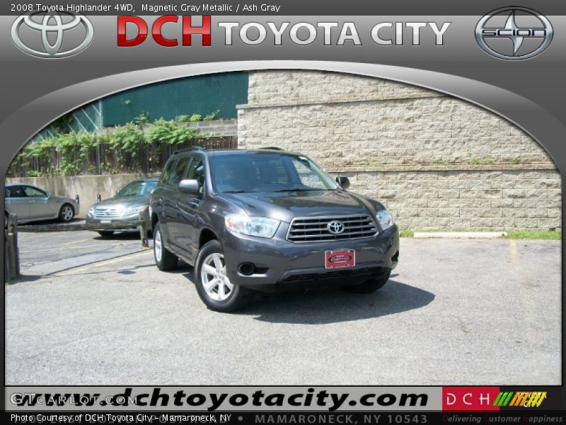 Magnetic Gray Metallic / Ash Gray 2008 Toyota Highlander 4WD