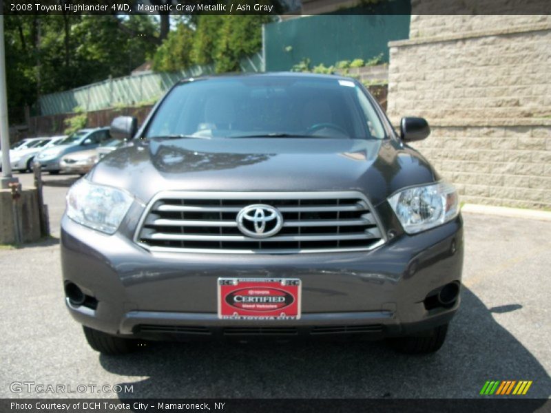 Magnetic Gray Metallic / Ash Gray 2008 Toyota Highlander 4WD