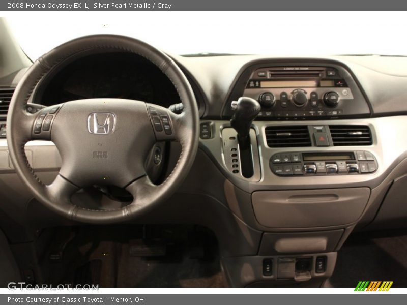 Silver Pearl Metallic / Gray 2008 Honda Odyssey EX-L
