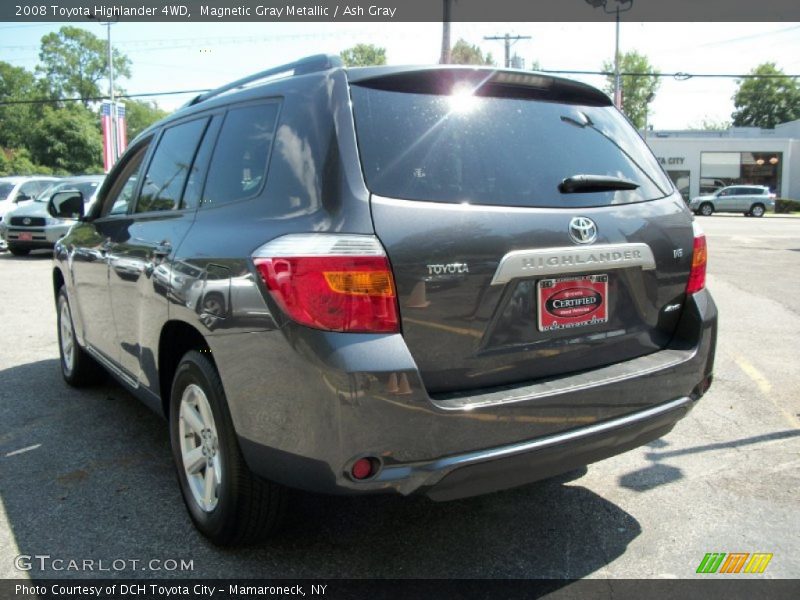 Magnetic Gray Metallic / Ash Gray 2008 Toyota Highlander 4WD