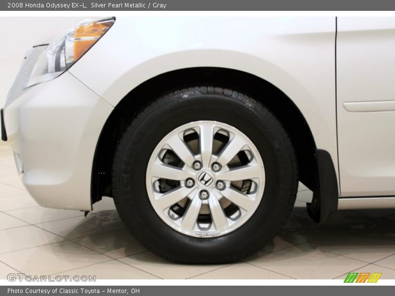 Silver Pearl Metallic / Gray 2008 Honda Odyssey EX-L