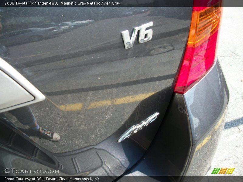 Magnetic Gray Metallic / Ash Gray 2008 Toyota Highlander 4WD