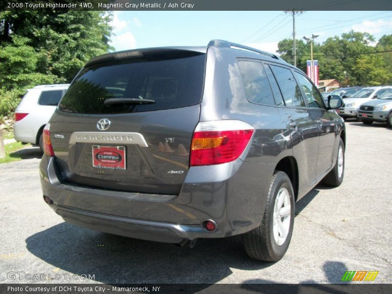 Magnetic Gray Metallic / Ash Gray 2008 Toyota Highlander 4WD